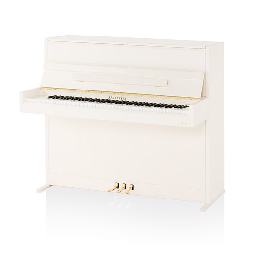 Piano droit blanc neuf Prévalet & Son - promotion pour Noël